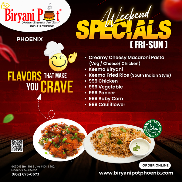 Weekend Specials Straight On Your Table ..!! Order Now From Your Favorite  Restaurant